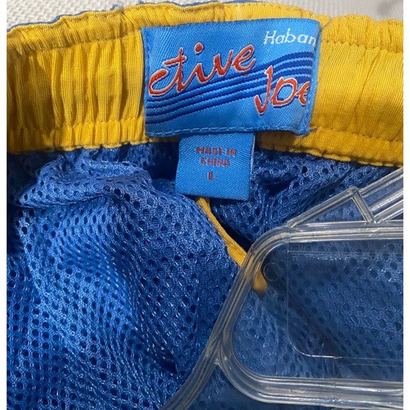 ACTIVE JOE men's trunk / short /bathing suit , blue , men's size large New - Picture 4 of 6